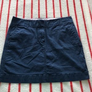 Navy skirt